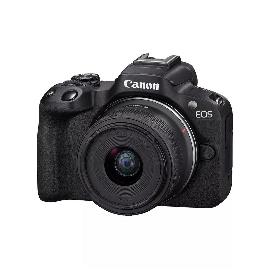 Canon EOS R50 Rf-S18-45Mm F4.5-6.3Mm IS STM Kit: Mirrorless Wi-Fi Digital Camera