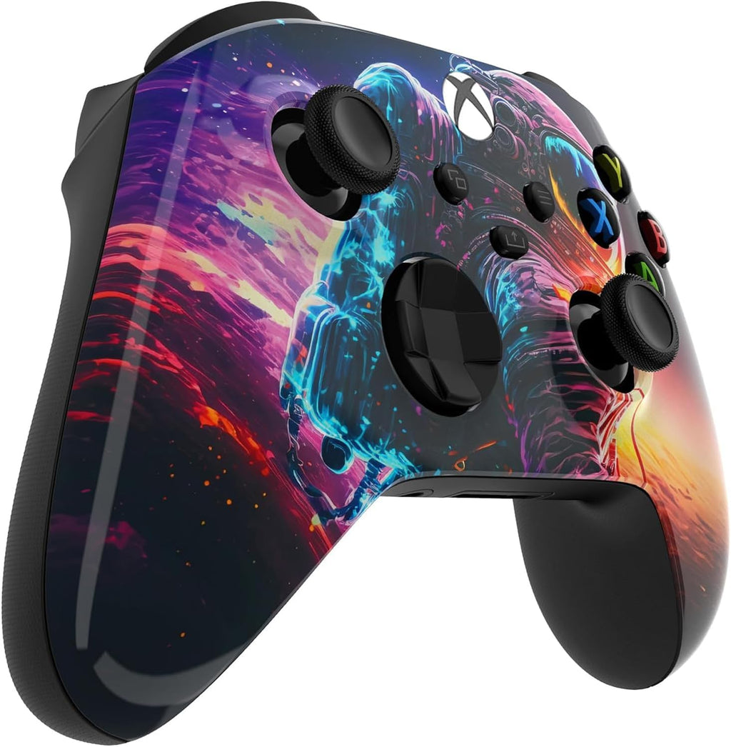 Wireless Controller for Microsoft Xbox Series X/S & Xbox One - Custom Soft Touch Feel - Custom Series X/S Controller (X/S Astronaut)