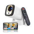 [Auto Focus]  Mini Projector, Native 1080P & 4K Support, 330 ANSI Brightness with Voice Control, Wifi 6 & BT 5.4, Portable Outdoor Movie Projector