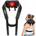 Shiatsu Neck and Shoulder Massager with Heat, Cordless 6D Deep Tissue Kneading Massager for Neck, Back, and Legs - Black
