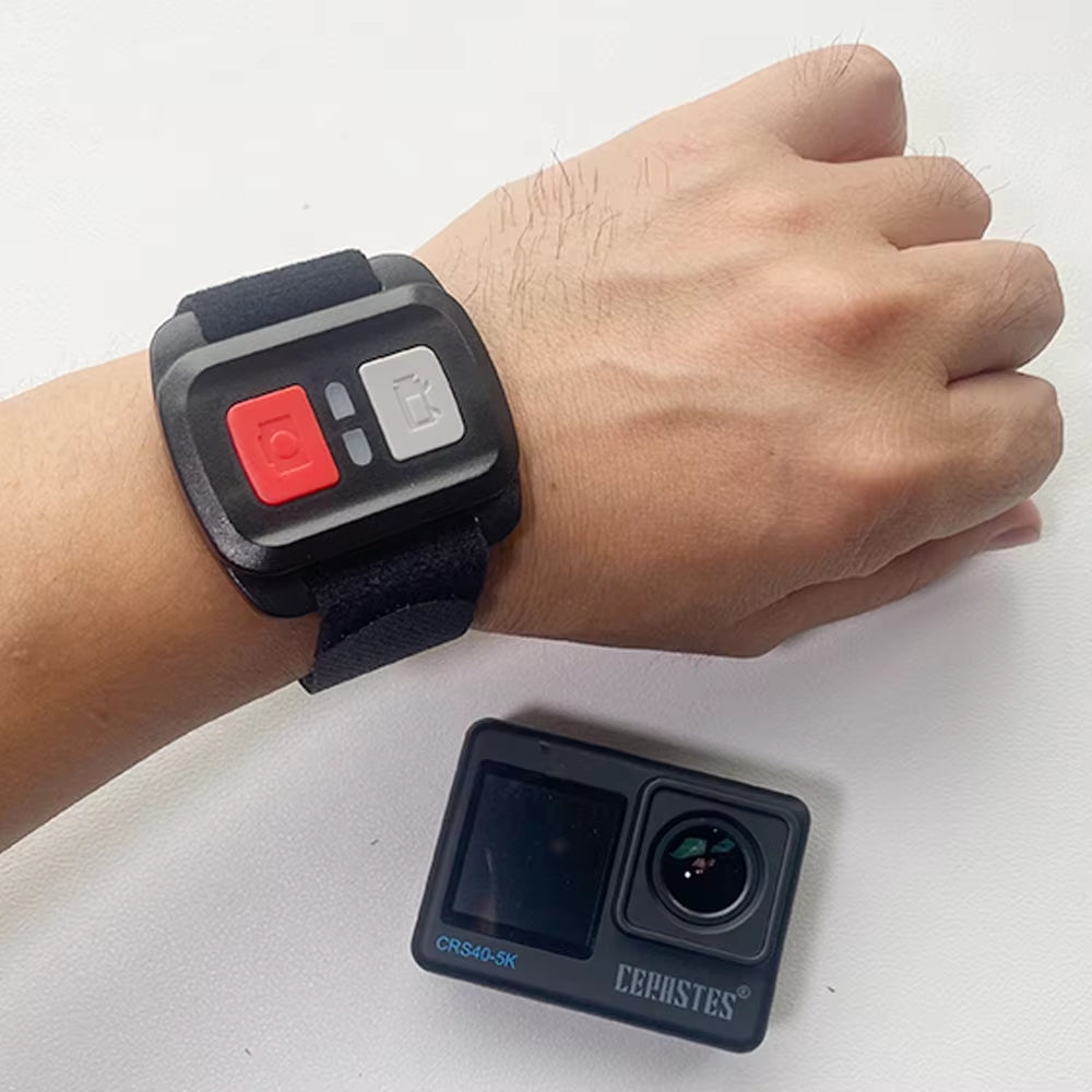 CERASTES Action Camera 5K 4K 60FPS Wifi Anti-Shake Dual Screen 170° Wide Angle 30M Waterproof Sport Camera with Remote Control