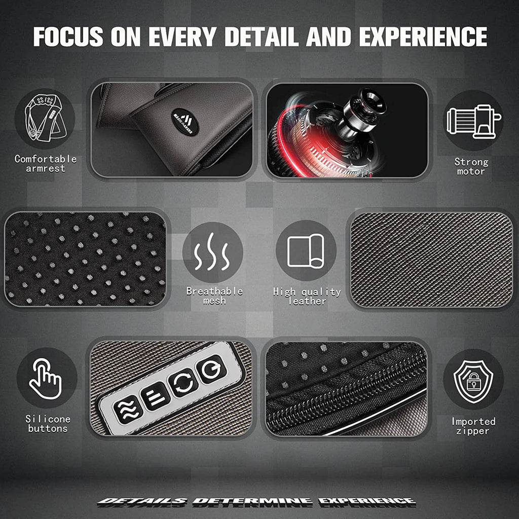 Neck Massager with Heat Gifts for Women, Men, Dad, Mom, Family, Friend, Mothers Day, Fathers Day, Christmas, Shiatsu Kneading Back Massager for Shoulder, Pain Relief, Muscle Soreness