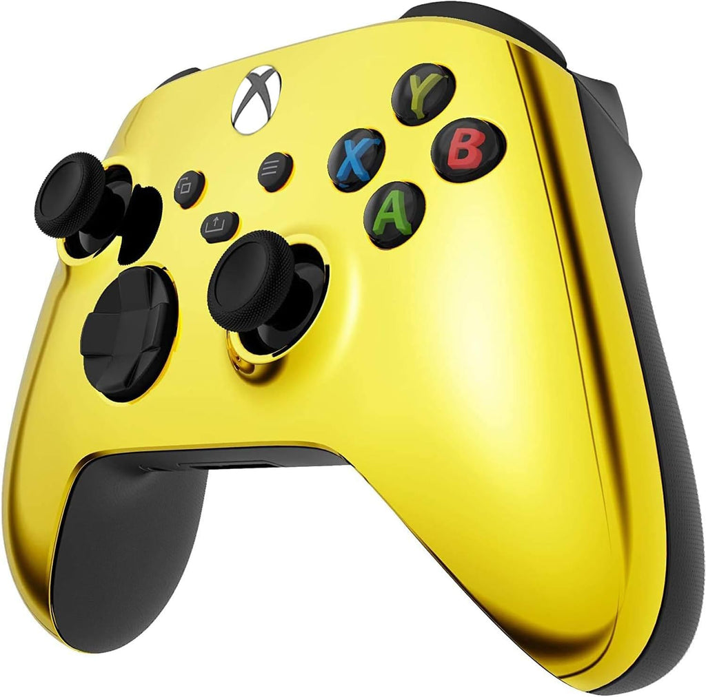 Wireless Controller for Microsoft Xbox Series X/S & Xbox One - Custom Soft Touch Feel - Custom Xbox Series X/S Controller (X/S Gold)