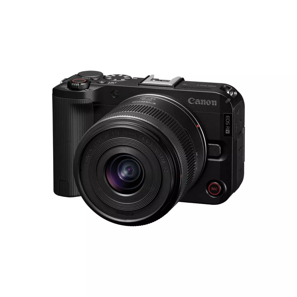 Canon EOS R50 V + Rf-S14-30Mm 24MP Mirrorless Camera: Wi-Fi, ISO 51200, 3" Screen