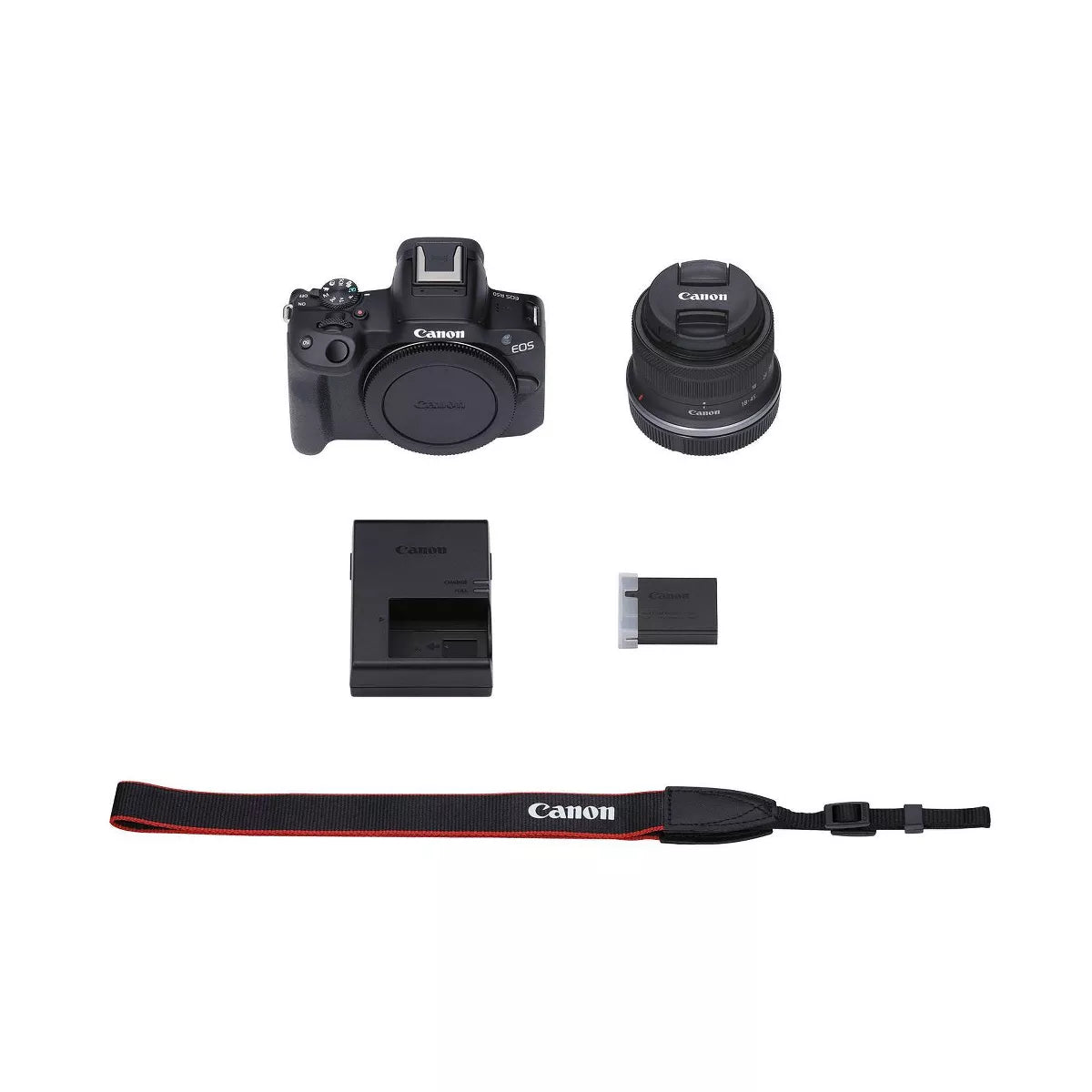 Canon EOS R50 Rf-S18-45Mm F4.5-6.3Mm IS STM Kit: Mirrorless Wi-Fi Digital Camera