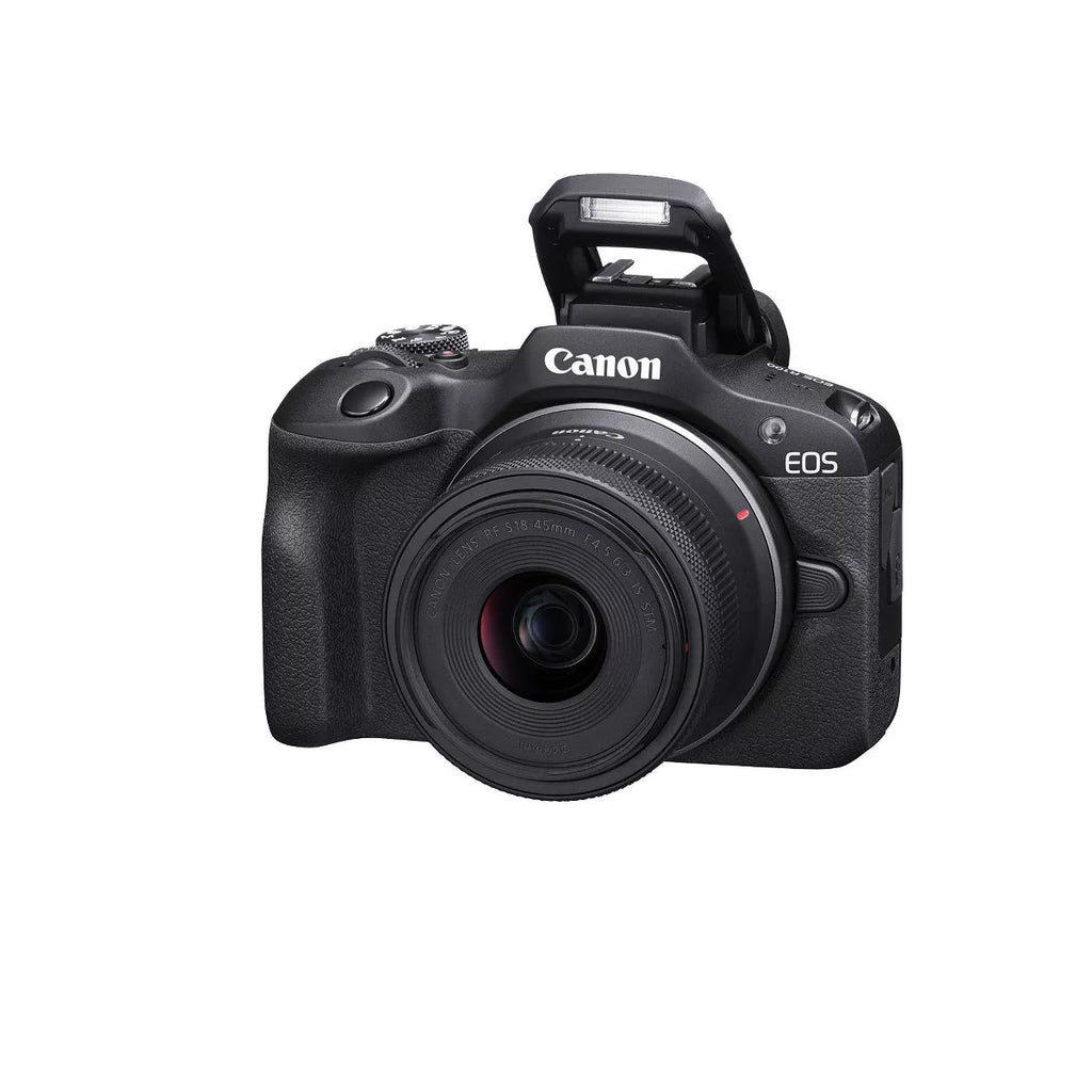 Canon EOS R100 Rf-S18-45Mm F4.5-6.3 IS STM Lens Kit: 24.1MP Mirrorless, Wi-Fi