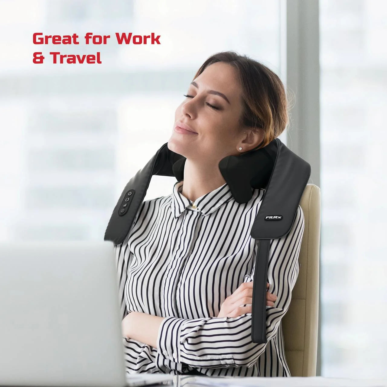 Shiatsu Pro Shiatsu Back and Neck Massager, Cordless Heated Neck and Shoulder Massager