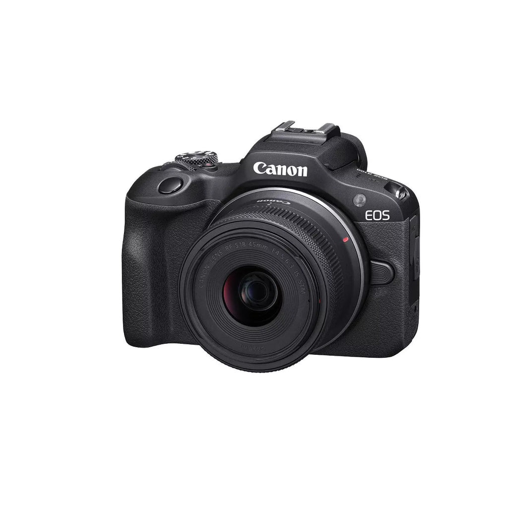Canon EOS R100 Rf-S18-45Mm F4.5-6.3 IS STM Lens Kit: 24.1MP Mirrorless, Wi-Fi