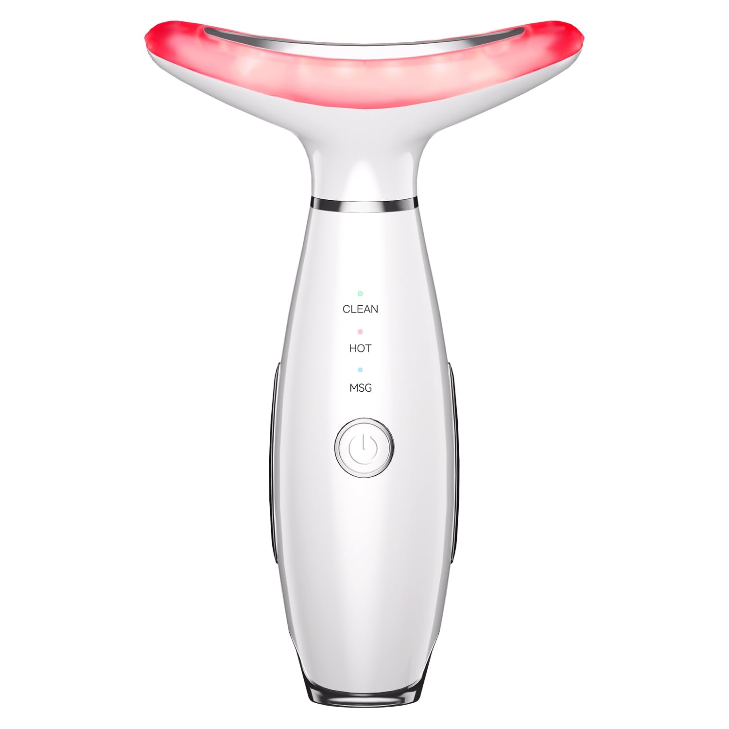 Neck Face Massager, 3-In-1 Portable Facial Massager, Face Sculpting Tool, At-Home Face Device for Skin Care(White)