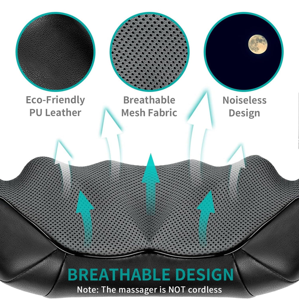 Shiatsu Neck, Back, and Shoulder Massager with Heat